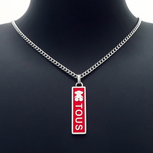 Stainless Steel Tou*s Necklace-DY220506-XL-121S-243-17-2