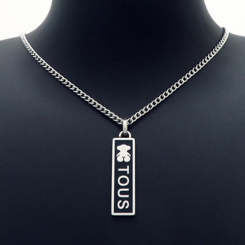 Stainless Steel Tou*s Necklace-DY220506-XL-120S-243-17-1