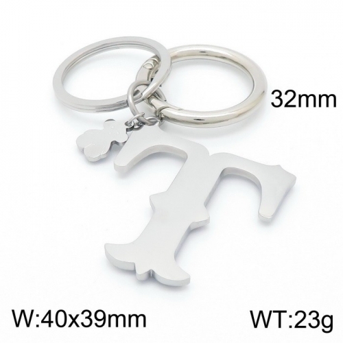 Stainless Steel TOU*S Keychain-DY211222-SK-010S-214-15