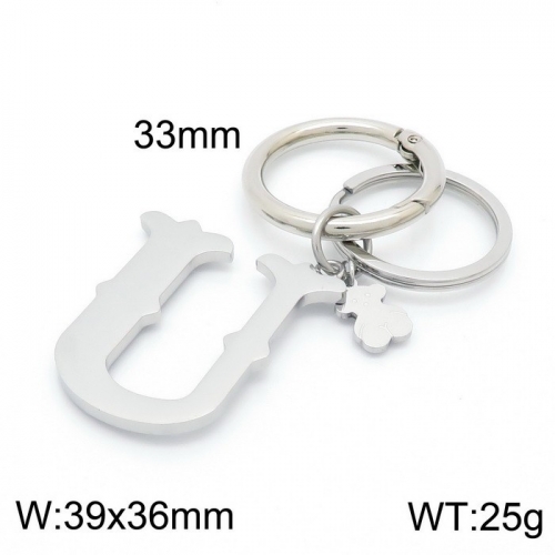 Stainless Steel TOU*S Keychain-DY211222-SK-012S-214-15