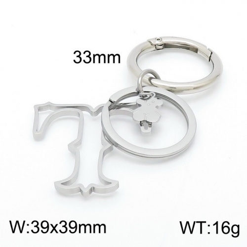 Stainless Steel TOU*S Keychain-DY211222-SK-014S-214-15