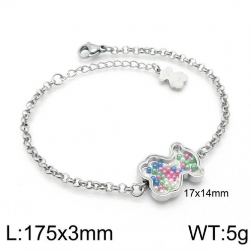 Stainless Steel TOU*S Bracelet-DY211222-SL-123S-229-16