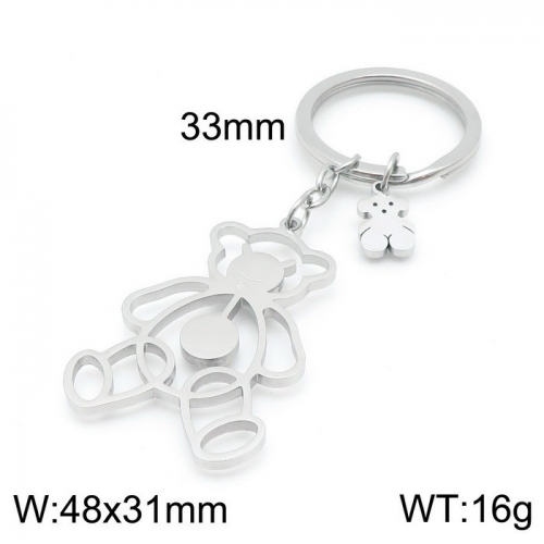 Stainless Steel TOU*S Keychain-DY211222-SK-009S-186-13