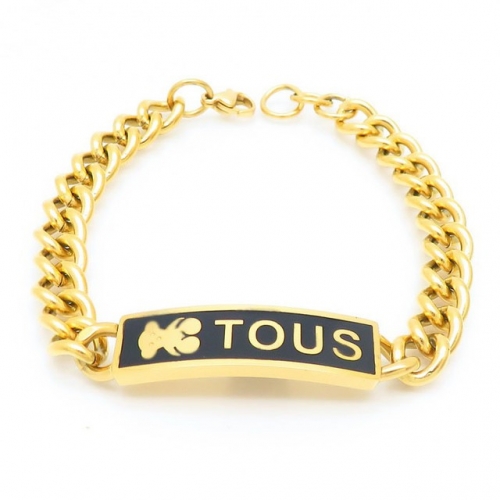 Stainless Steel Tou*s Bracelet-DY220506-SL-126G-271-19-1