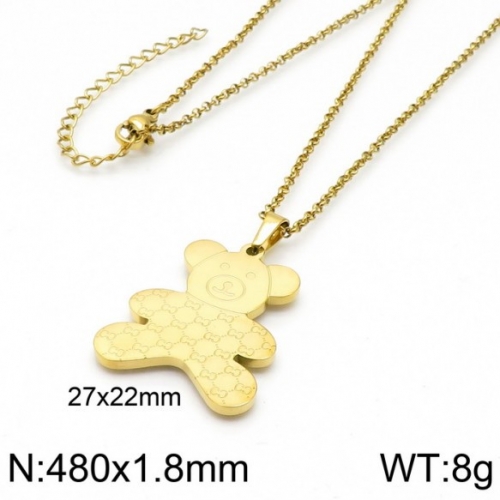 Stainless Steel TOU*S Necklace-DY211222-XL-119G-214-15