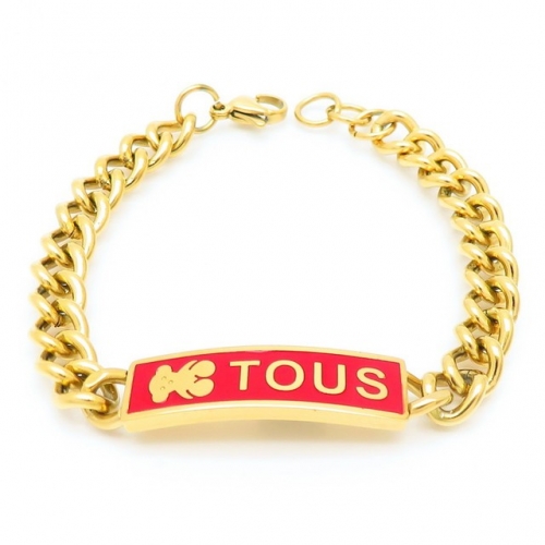 Stainless Steel Tou*s Bracelet-DY220506-SL-126G-271-19-2