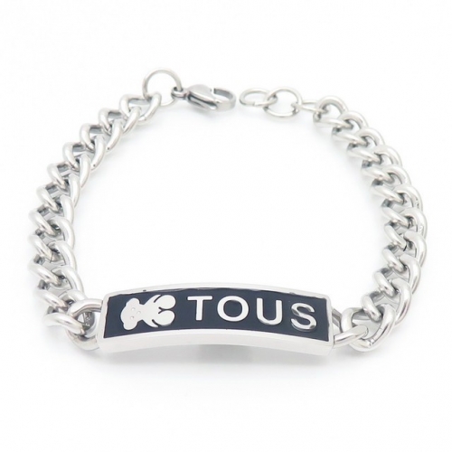 Stainless Steel Tou*s Bracelet-DY220506-SL-127S-243-17-2