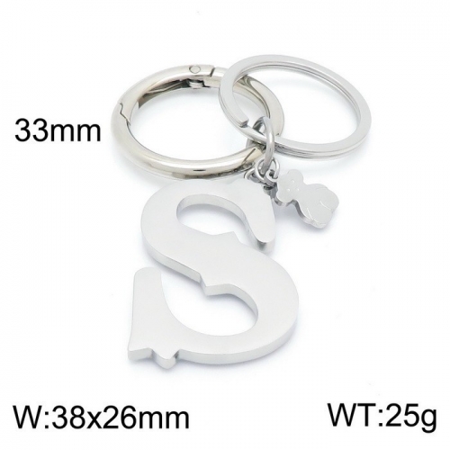 Stainless Steel TOU*S Keychain-DY211222-SK-013S-214-15