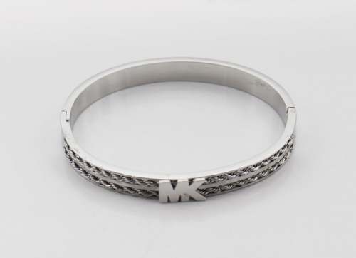 Stainless Steel Brand Bangle-SHK220508-IMG_0097