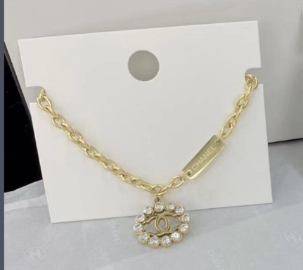 Stainless Steel Brand Necklace-YWA220511-P13F