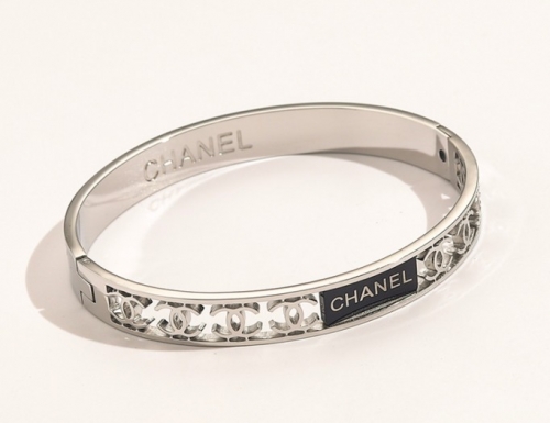 Stainless Steel Brand Bangle-YWA220511-P19DG