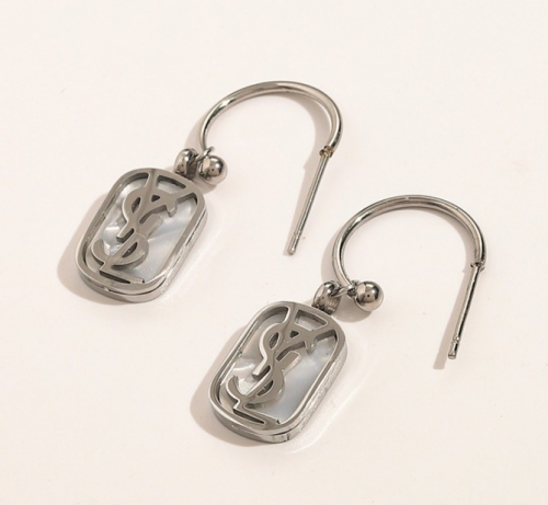 Stainless Steel Brand Earrings-YWA220511-P11SADSA