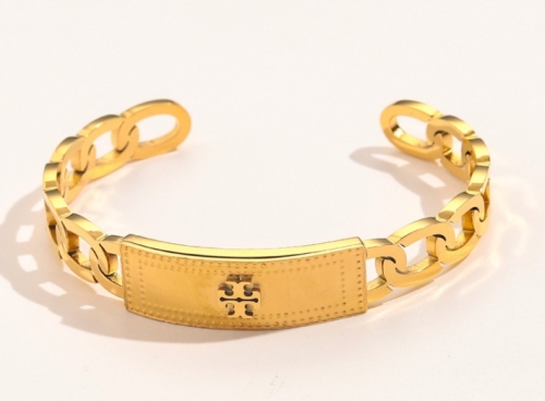 Stainless Steel Brand Bangle-YWA220511-P17.5D