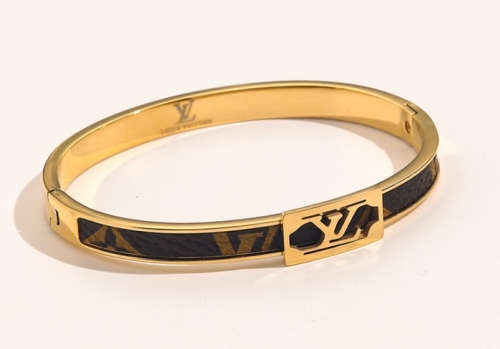 Stainless Steel Brand Bangle-YWA220511-P20T