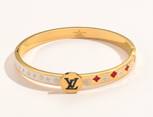 Stainless Steel Brand Bangle-YWA220511-P18.5JHG