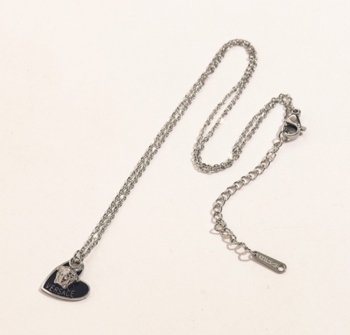 Stainless Steel Brand Necklace-YWA220511-P10ASD