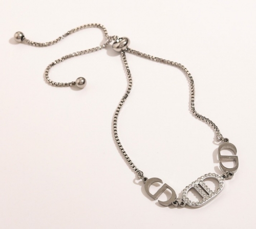 Stainless Steel Brand Necklace-YWA220511-P12DGSS