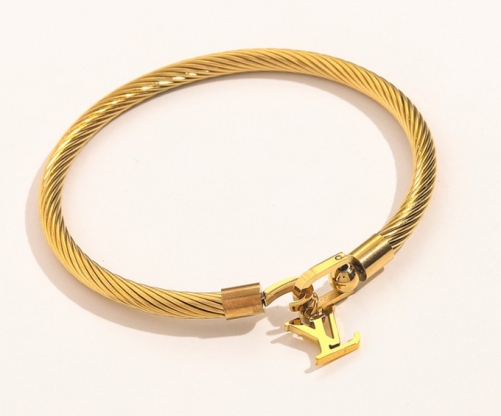 Stainless Steel Brand Bangle-YWA220511-P16.5KD