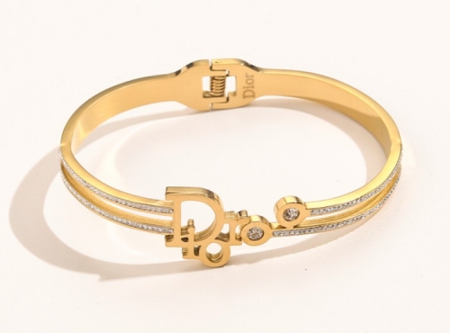 Stainless Steel Brand Bangle-YWA220511-P20D