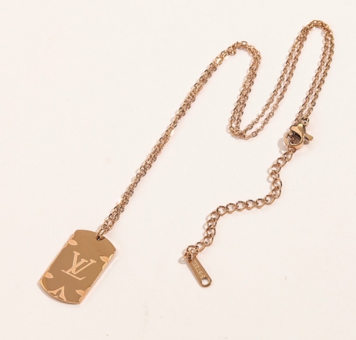 Stainless Steel Brand Necklace-YWA220511-P8.5SAFSA