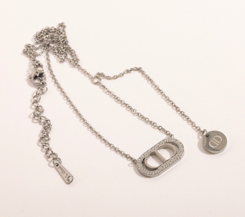 Stainless Steel Brand Necklace-YWA220511-P16.5JF