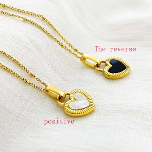 Stainless Steel Brand Necklace-RR220515-Rrx0489-15