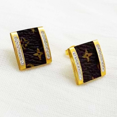 Stainless Steel Brand Earrings-RR220515-Rre0691-16