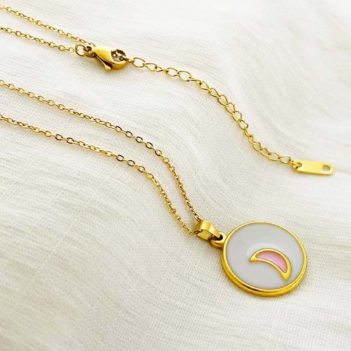 Stainless Steel Brand Necklace-RR220515-Rrx0490-17