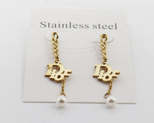 Stainless Steel Brand Earrings-XX220523-IMG_0304