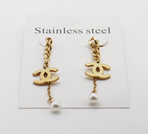 Stainless Steel Brand Earrings-XX220523-IMG_0302