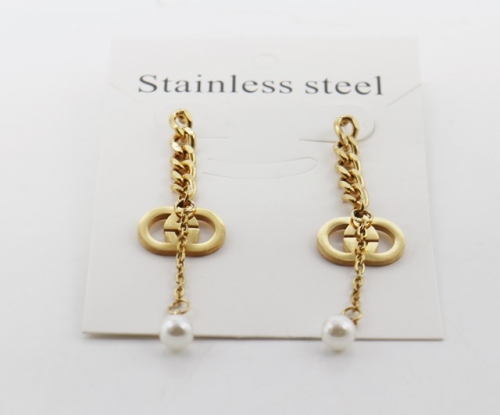 Stainless Steel Brand Earrings-XX220523-IMG_0307