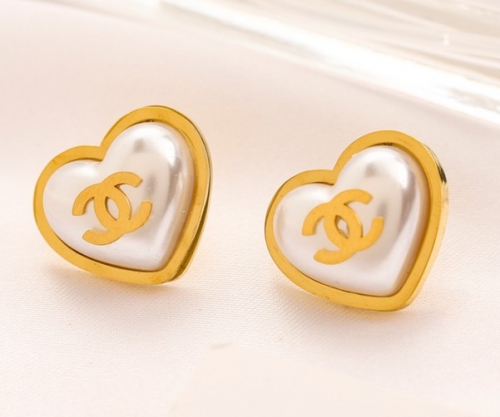 Stainless Steel Brand Earrings-YWA220526-P11SFA