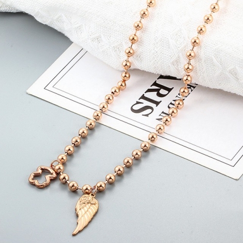 Stainless Steel TOU*S Necklace-CH220526-P16BGFR