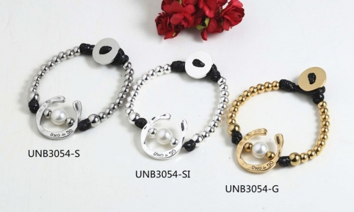 Stainless Steel UNO DE & 50 Bracelet-SN220526-UNB3054-S