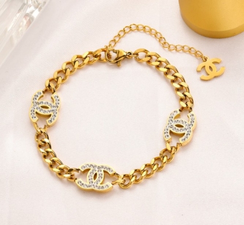 Stainless Steel Brand Bracelet-YWA220526-P15.5SAF