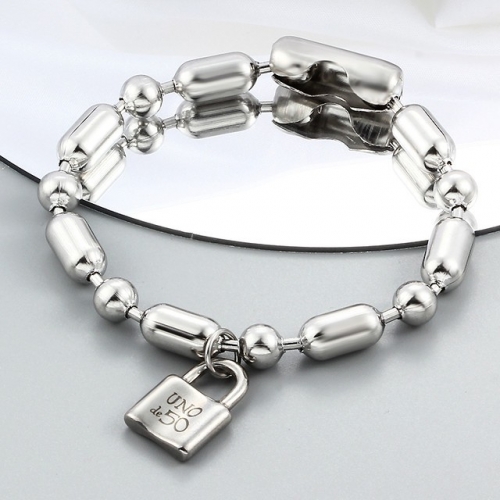 Stainless Steel Uno de & 50 Bracelet-CH220617-P11VFCD