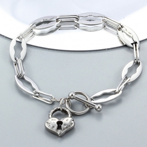 Stainless Steel Uno de & 50 Bracelet-CH220617-P12VSSZ