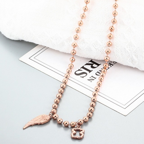 Stainless Steel TOU*S Necklace-CH220617-P16BCCS