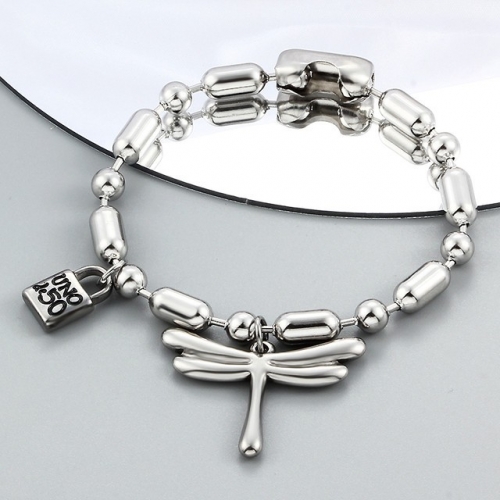 Stainless Steel Uno de & 50 Bracelet-CH220617-P12BFCD