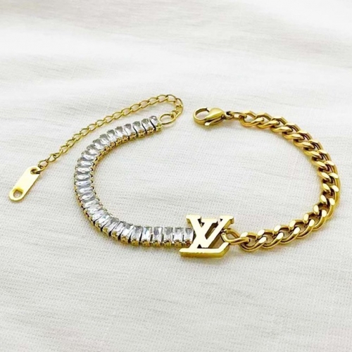 Stainless Steel Brand Bangle-RR220624-Rrs0445-22