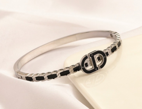 Stainless Steel Brand Bangle-YWA220712-P17DSGS