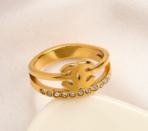 Stainless Steel Brand Ring-YWA220712-P9.5S