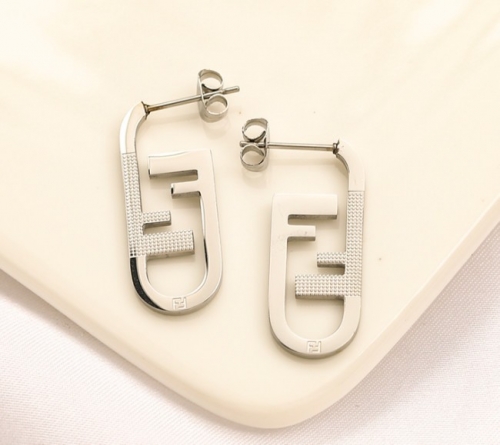 Stainless Steel Brand Earrings-YWA220712-P9GH