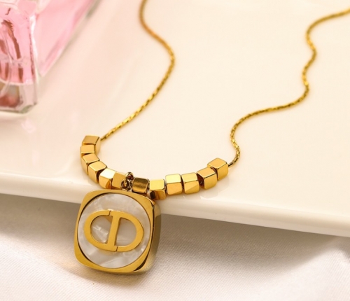 Stainless Steel Brand Necklace-YWA220712-P11DSFS