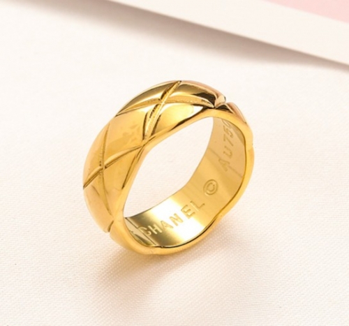 Stainless Steel Brand Ring-YWA220712-P9.5SF