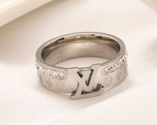 Stainless Steel Brand Ring-YWA220712-P10DSA