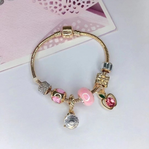 Stainless Steel Bracelet with alloy copper charms-DN220712-IMG_9.5-085