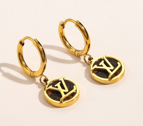 Stainless Steel Brand Earrings-YWA220712-P12DSGF