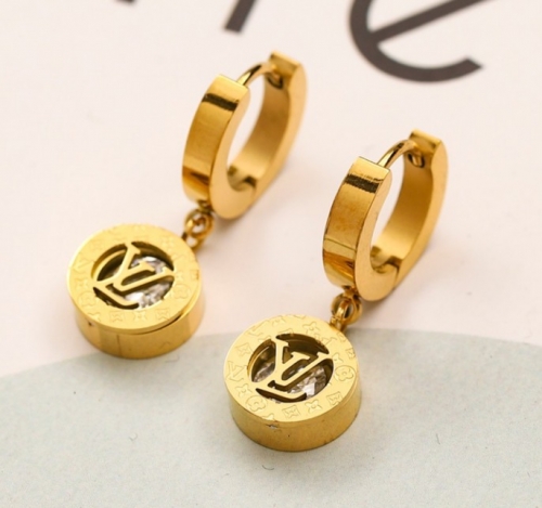 Stainless Steel Brand Earrings-YWA220712-P10DSFASD