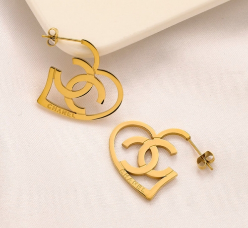 Stainless Steel Brand Earrings-YWA220712-P10KJHD